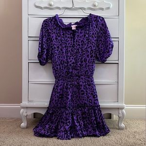 buddy love ray purple cheetah dress!!